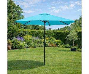 Come parasol bleu rond 2,5 x 2,5 m