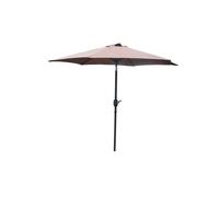 Come parasol droit rond 2,5 x 2,5 m chocolat