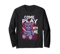 Come Play with Me - Ours Effrayant Effrayant pour fête d'halloween Manche Longue