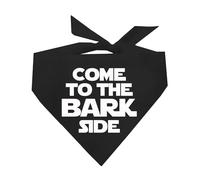 Come to The Bark Side Bandana imprimé pour chien Couleurs assorties