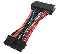 COMeap 24 Broches Femelle à Minia 24 Broches Masculin ATX Principale Adaptateur Secteur Câble pour DELL Optiplex 380 580 760 780 960 980 3,94 pouces (10 cm)