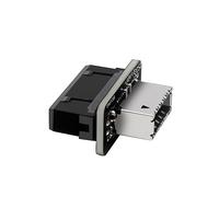 COMeap Adaptateur USB 3.2 Gen 1 vers USB 3.2 Gen 2, USB 3.1 Type-E Key-A vers USB 3.0 20 broches pour carte mère de type C (vertical)