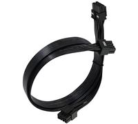 COMeap Câble CPU pour bloc d'alimentation Corsair, CPU 8 broches mâle vers double CPU 8 broches (4+4 amovibles) mâle EPS-12V adaptateur d'alimentation pour alimentation Thermaltake Aresgame 69 cm