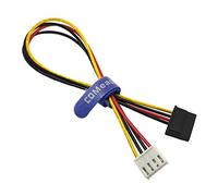 COMeap Lot de 2 câbles adaptateur d'alimentation 4 broches vers SATA femelle pour disque dur compatible avec l'enregistreur vidéo Hikvision 33 cm