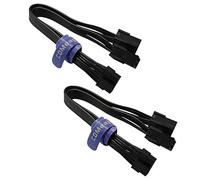 COMeap Lot de 2 câbles adaptateurs d'alimentation de rechange pour double PCIe 8 broches femelle vers mini 12 broches mâle pour GPU NVIDIA GeForce RTX 30 Series 24 cm
