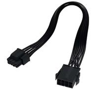 COMeap (Paquet de 2) Carte mère ATX CPU 8 broches (4 + 4) Masculin à Femme Extension Câble pour blocs d'alimentation 9,5 pouces (24 cm)