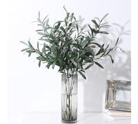 Comebachome Branches d'olivier pour Vases, 5 pièces de 77cm, Fausses Branches d'olivier sans Olives, tiges de Verdure pour décorations Mariage, Bureau et Maison