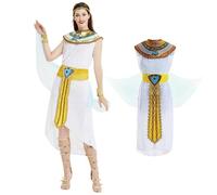 Comebachome Costume de Cléopâtre, costume de robe égyptienne pour femmes Performances scène cosplay d'Halloween (M)
