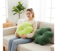 Comebachome Lot de 2 trèfles à Quatre Feuilles 3D Mignons 40, 6 x 40, 6 cm, Coussin de siège Doux, décoration Chambre pour Filles, Adolescentes, préadolescents et Tout-Petits, Zuhause Gebrauch