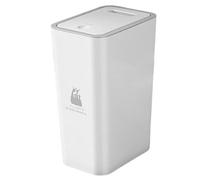 Comebachome Poubelle de Salle de Bain, 10L Petite Poubelle avec Couvercle, Poubelle Mince, Poubelle de Salle de Bain étroite, Panier de Cuisine pour Le Bureau à Domicile