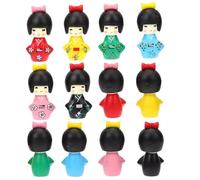 Comebachome Poupée Asiatique 12 pièces, Jouets Mignons pour Petite Fille avec Kimono, décoration d'intérieur de Style Japonais pour intérieur et extérieur, Jouets pour Filles, poupées japonaises