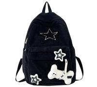 Comebachome Sac à dos esthétique, sac à dos en velours côtelé de capacité avec motif étoile, étoile portable avec sangle réglable pour l'université, le travail et les voyages, décoration