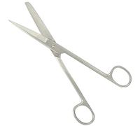 COMED - Ciseaux Dauphins Droits 14 cm 1 bout Pointu / 1 Bout Rond Mousse - Instrument médical Ciseaux Premiers Secours Soins Infirmiers