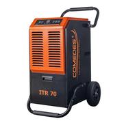 Comedes Déshumidificateur de chantier ITR 70 (max.70 l/24h) Convient pour les pièces et les caves jusqu'à 150 m²/345 m³