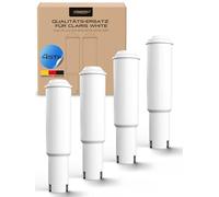 Comedes Filtre à eau similaire au système Jura Claris White (filtre n ° 68739, 60209 et 62911, pour faire correspondre les machines à café de la série Impressa & Nespresso; 4 pièces)