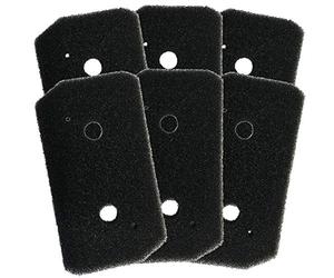 Comedes Lot de 6 filtres en éponge compatibles avec les sèchelinge à pompe à chaleur Bosch | utilisable au lieu du filtre Bosch 12007650 | filtre en mousse, filtre de base, filtre postmoteur,