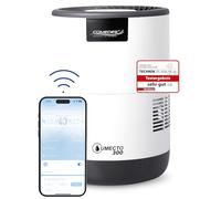 Comedes Umecto 300, pour des pièces jusqu'à 45 m², évaporation à froid, réservoir 2,8 l, capacité d'humidification jusqu'à 300 ml/h, indicateur d'humidité 3 couleurs, mode automatique, compatible