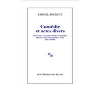 Comédie et actes divers - Samuel Beckett - Minuit - broché - Théâtre
