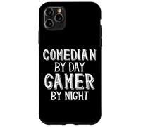 Comédien de Jour Gamer by Night Costume de comédiens Debout Coque pour iPhone 11 Pro Max