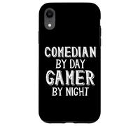 Comédien de Jour Gamer by Night Costume de comédiens Debout Coque pour iPhone XR