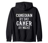 Comédien de Jour Gamer by Night Costume de comédiens Debout Sweat à Capuche