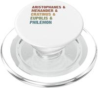 Comédiens grecs Aristophanes Ampersand pour Femmes et Hommes PopSockets PopGrip pour MagSafe