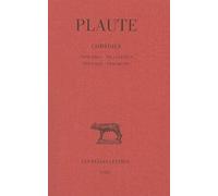 Comédies, tome 7 : Trinummus - Truculentus - Vidularia - Fragments