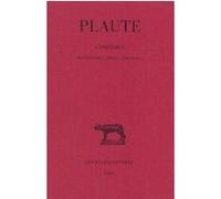 Comédies. Tome V : Mostellaria - Persa - Poenulus Plaute (Auteur), Alfred Ernout (Edité par)