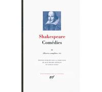 Comédies - William Shakespeare - Gallimard - Coffret - Théâtre