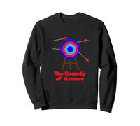 Comedy Arrows, Shakespeare, Jeu de Mots, Titre, mime Humoristique Sweatshirt