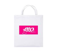 Comedy Bags - ISSO NEGATIV - Sac en toile de jute imprimé, sac en coton, deux courtes anses en 100% coton, 38 x 42 cm, sac en tissu pratique et stable