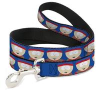 Comedy Central Laisse pour chien South Park Stan Expressions Bleu 1,8 m de long 2,5 cm de large