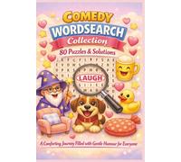 COMEDY WORDSEARCH Collection 80 Puzzles & Solutions: A Comforting Journey Filled with Gentle Humour for Everyone