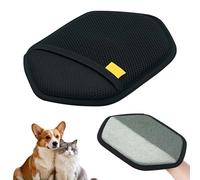 ComedyKing Gant Anti Poils Animaux, Gant Poils Animaux Réutilisable Électrostatique, Gant Ramasse Poils Animaux, Brosse Poils Animaux pour Enlever Les Poils de Chat sur Meubles et Vêtement (Noir)