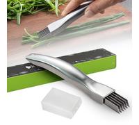 ComedyKing Shred Silk The Knife, nouveau couteau de broyage 2024 couteau à oignon vert haché en acier inoxydable amélioré, gadget multifonctionnel pour trancher les aliments ménagers (1pcs)