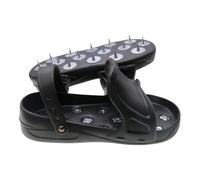 ComeFloor Chaussures à pointes antidérapantes pour sol époxy avec sangles sécurisées, marche sûre sur les revêtements en résine et les composés de nivellement du sol - Taille XL