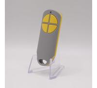 COMELIT EHF868/4J Télécommande 868 MHz Bi-Technologie - 4 Touches Jaune / 3 Canaux avec Badge de Proximité Intégré, Programmation Réservée aux Professionnels + 1 Goodie DOMOBIP Offert