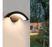 Comely Applique Murale Exterieure, 24W LED Applique Exterieure IP65 Etanche, Moderne Lampe Murale Decoration Exterieur pour Jardin, Terrasse, Mur, Pathway, Villa, Couloir (Blanc Chaud 3000K)