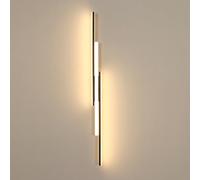 Comely Applique Murale Interieur, 24W 2700LM Noir Ligne Lampe Murale LED