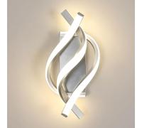 Comely Applique Murale Intérieure, 22W 2500LM Lampe Murale Moderne Créatif Spirale Design, Appliques 4500K Luminaire Mural pour Chambre Maison Couloir Salon Escalier Bureau