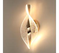 Comely Applique Murale LED, 12W 2000LM Oro Dimmable Lampe LED Murale Moderne, 3 Températures de Couleur Lampe Murale Interieur pour Chambre Couloir Salon Salle, 3000K/4500K/6500K