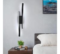 Comely Applique Murale LED Intérieur, 16W 1800LM Lampe Murale Salon Moderne, Lumière Blanche Froide 6500K Luminaire Mural Design Intérieure pour Chambre,Maison Couloir,Salon,Escalier