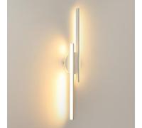 Comely Applique Murale LED Moderne, 24W 2700LM Blanc Applique Murale LED Interieur, Lampe Murale LED 60CM Pour Chambre, Salon, Alle à manger, Couloir, Escalier, Blanc Chaud 3000K