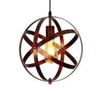 Comely Lampe Suspension Vintage, Retro Lustre Plafonniers, E27 Industrielle Éclairage de Plafond, Suspension Luminaire en Métal pour Restaurant Bar Salle à Manger Luminaire 30cm