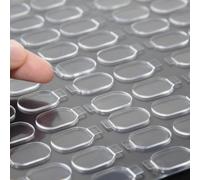 COMELY Lot de 400 pastilles adhésives haute résistance : 0,8 x 1,3 cm - Nano colle amovible double face - Imperméable - Sans trace - Pour décoration de fête, affiche de fête, photo, ballons, travaux