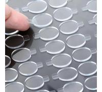 COMELY Lot de 500 pastilles adhésives double face transparentes de 1 cm pour décoration de fête, affiches, loisirs créatifs