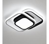 Comely Plafonnier LED, 32W 3600LM Lampe de Plafond Carré, Moderne Luminaire Plafonnier pour Couloir Coucher Salle de Cuisine Salon, Chambre à Coucher