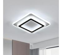 Comely Plafonnier LED 38W 4275LM Lampe de Plafond Carré Blanc Froid 6500K