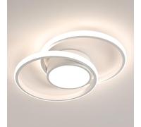 Comely Plafonnier LED, 42W 4350LM Lampe de Plafond Moderne Ronde, Luminaire Plafonnier LED Lumière Naturelle 4500K pour Interieur Cuisine Chambre Couloir Salle de Bain, Dia 40cm