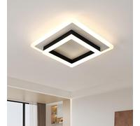 Comely Plafonnier LED Carré, 30W 3300LM Luminaire Plafonnier LED 4500K Blanc Naturel, Lampe de Plafond Moderne pour Chambre, Salle à Manger, Cuisine, Couloir